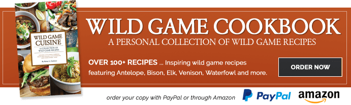 Order the Wild Game Cookbook