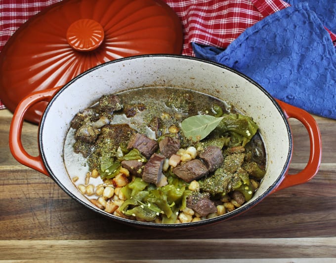 this venison green chile stew will give you comfort and keep