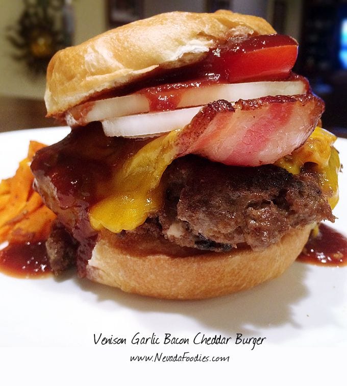 Venison Garlic Bacon Hamburger