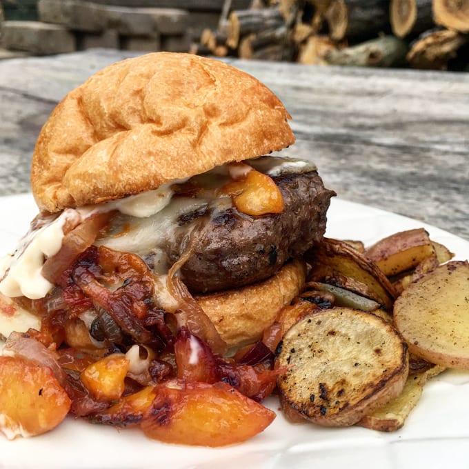 Wild Game Burgers with Fruit Chutney