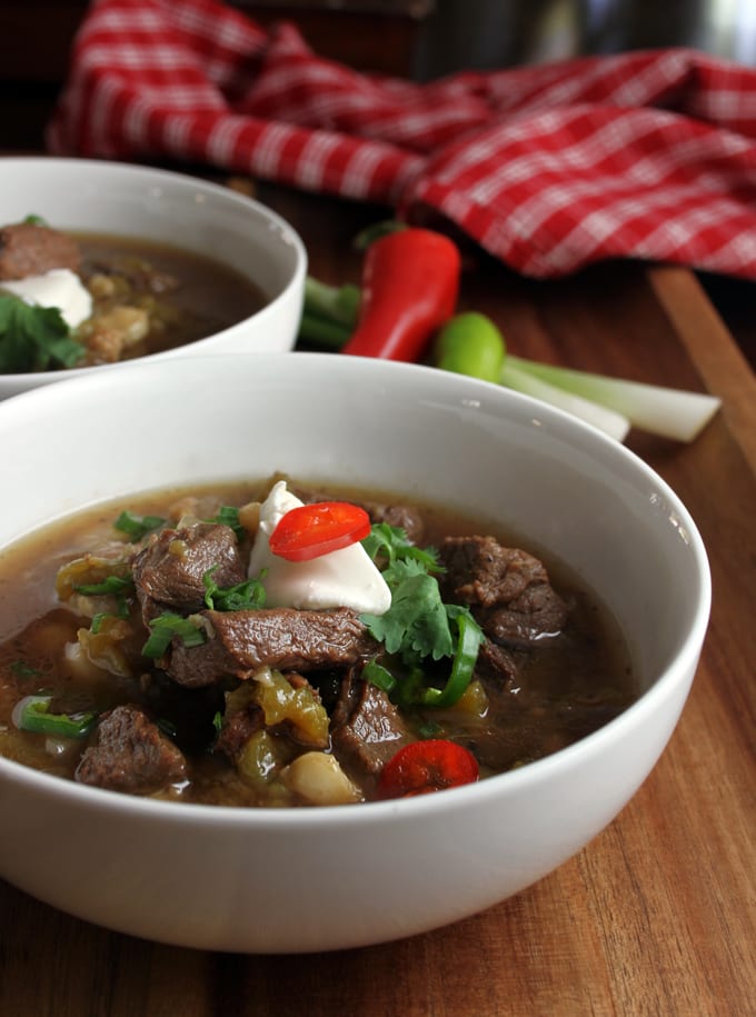 Mouthwatering Elk Green Chile Stew