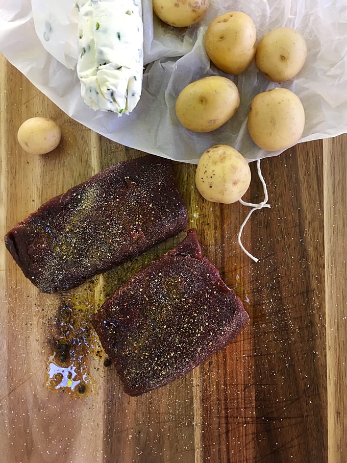Compound Herb Butter for Game Steaks