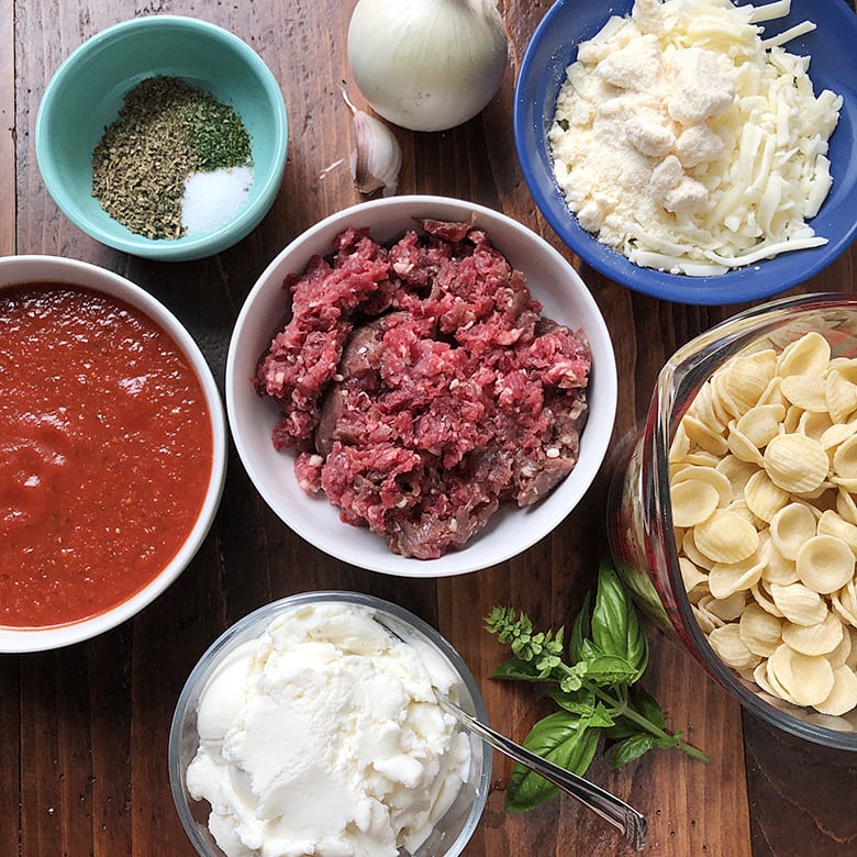 Venison Pasta Cheese Bake