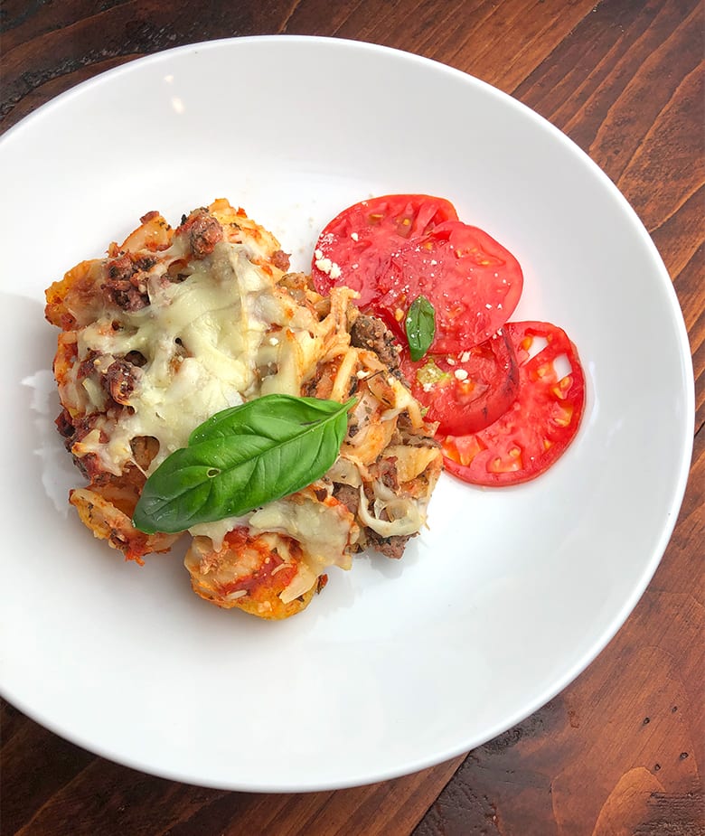 Venison Pasta Cheese Bake