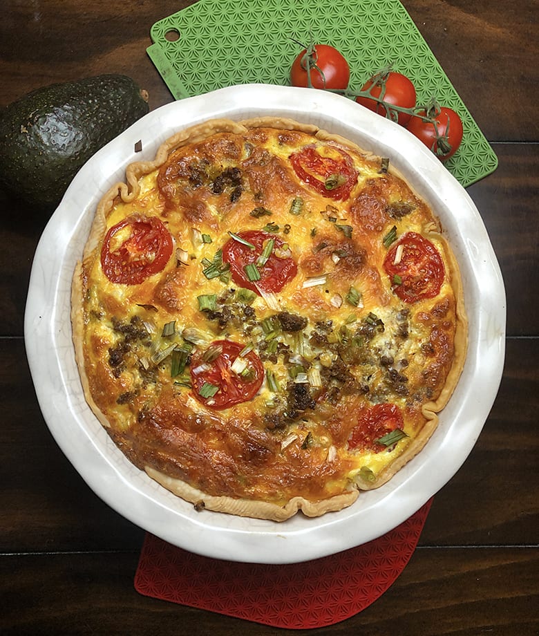 Savory Venison Quiche